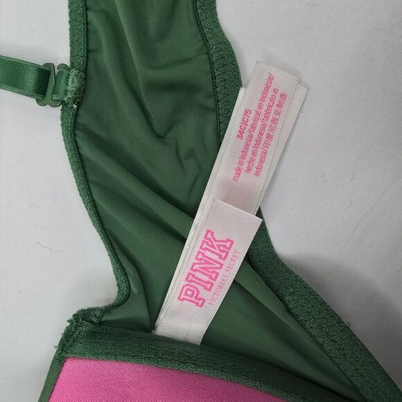 Pink Victoria's Secrer Wear Everywhere T Shirt Lightly Lined Bra 34C - Picture 6 of 8